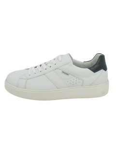 Sneakers bianche minimal in pelle