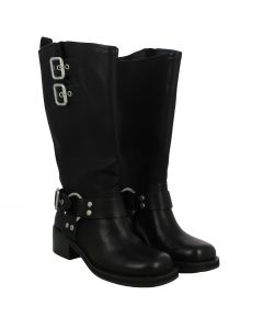 Stivali Biker Alti Steve Madden Eastern Black