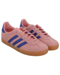 Adidas Gazelle J Pink Lucid Blue In Camoscio