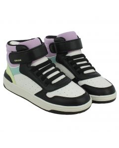 Sneaker Bambina Geox J Washiba in Ecopelle