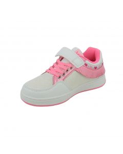 Sneakers Bambina Rosa Frangetta Mix Primavera