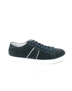 Sneaker in nabuk blu