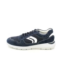 Sneaker Sestriere in Suede Textile Navy