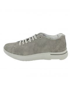 Sneaker in camoscio grigio