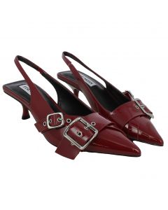 Stepback - Sandalo con Slingback in Vernice Rosso