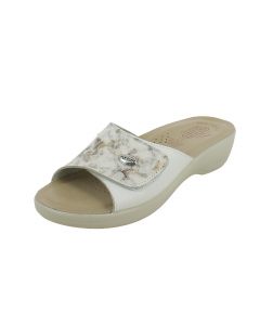 Ciabatta Donna In Pelle e Eco Pelle Regolabile