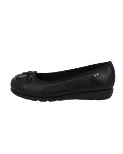 Ballerine in Pelle Nera con Fiocco