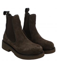 Chelsea Boots donna in camoscio marrone - Bueno