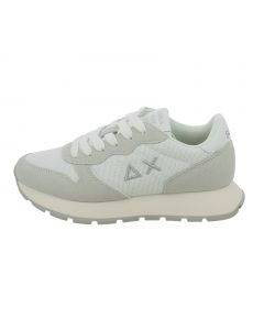 Sneaker Ally Glitter Textile Bianche