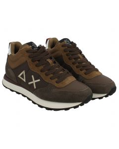 Sneaker in Camoscio Marrone con Lacci